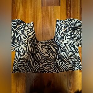 QOS tiger print shirt